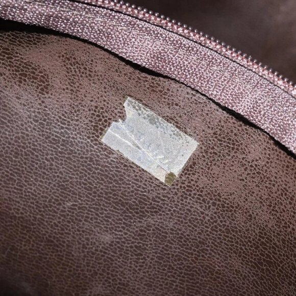 CHANEL Chain Tote Bag Coated Canvas Leather Brown Gold CC Auth bs26043 - Picture 2 of 14